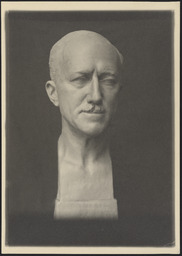 Bronze bust of Edgar L. Hewett by artist Salvatore Scarpitta