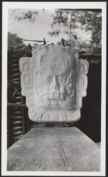 Portrait of Death Mask, Quirigua, Guatemala