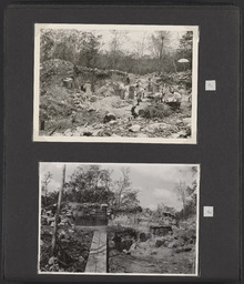 White's photo album of Sylvanus Morley's restoration work at Chichen Itza, Mexico, page 5