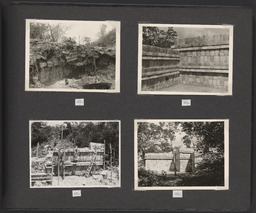 White's photo album of Sylvanus Morley's restoration work at Chichen Itza, Mexico, page 24