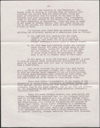 Letter from Sylvanus Morley to Elizabeth White about restoration work at Chichen Itza, Mexico, page 3