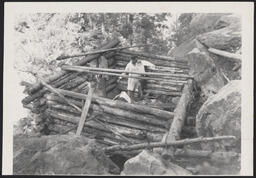 Carl Taylor at hot spring in San Diego Canyon, New Mexico