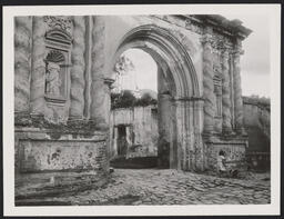 Gateway to San Francisco church, Antigua, Guatemala