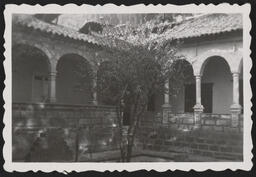 Courtyard and patio of a building, Peru